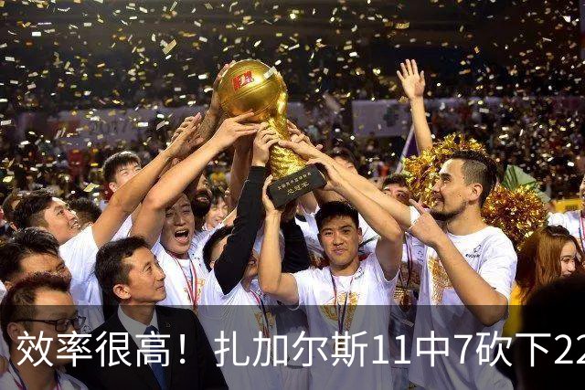 效率很高！扎加尔斯11中7砍下22分4板4助 罚球6中6