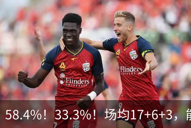 58.4%！33.3%！场均17+6+3，能攻也能防，NBA最被低估球员出炉